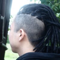 Chinese man with Dreads