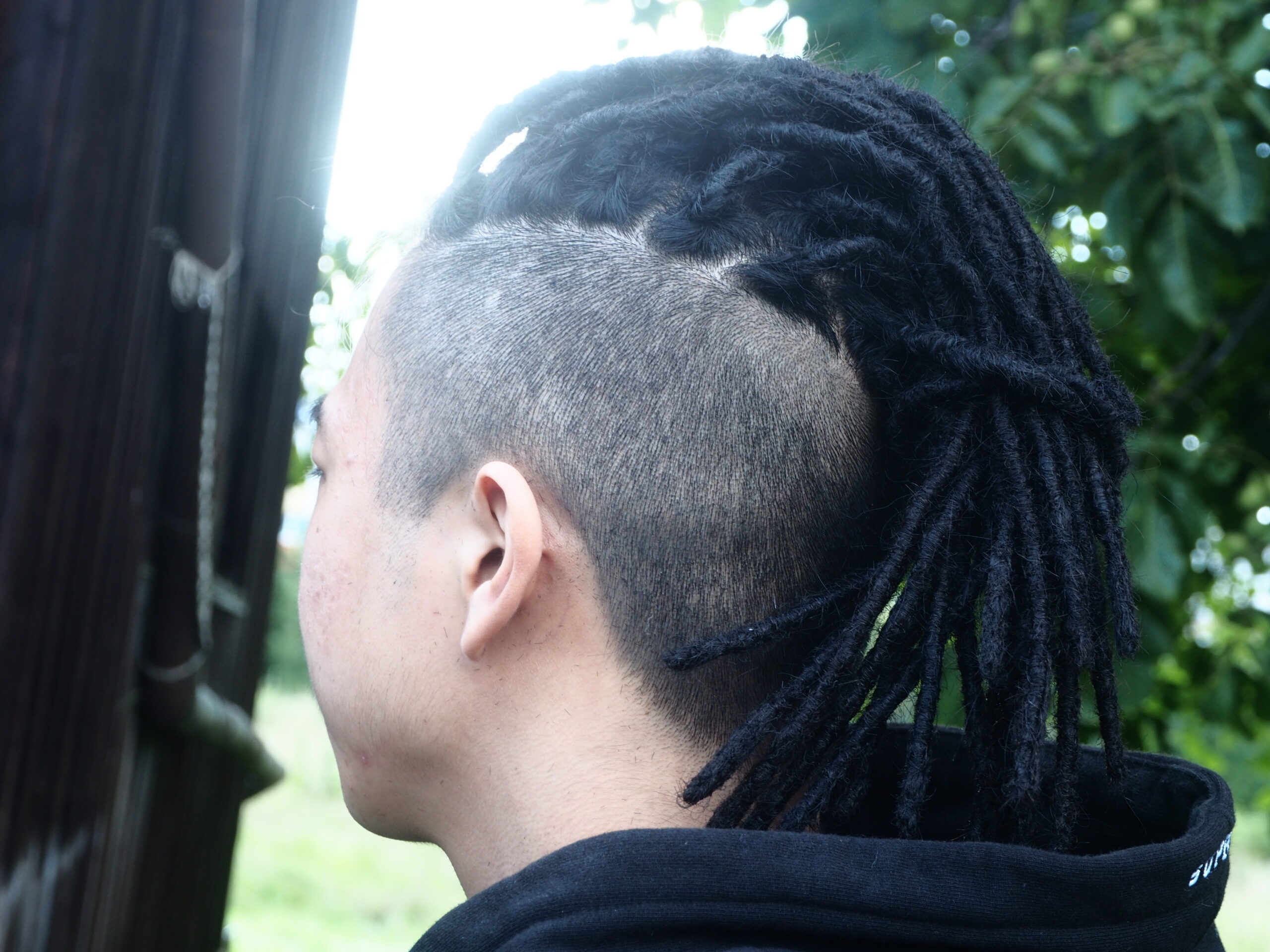 Chinese man with Dreads