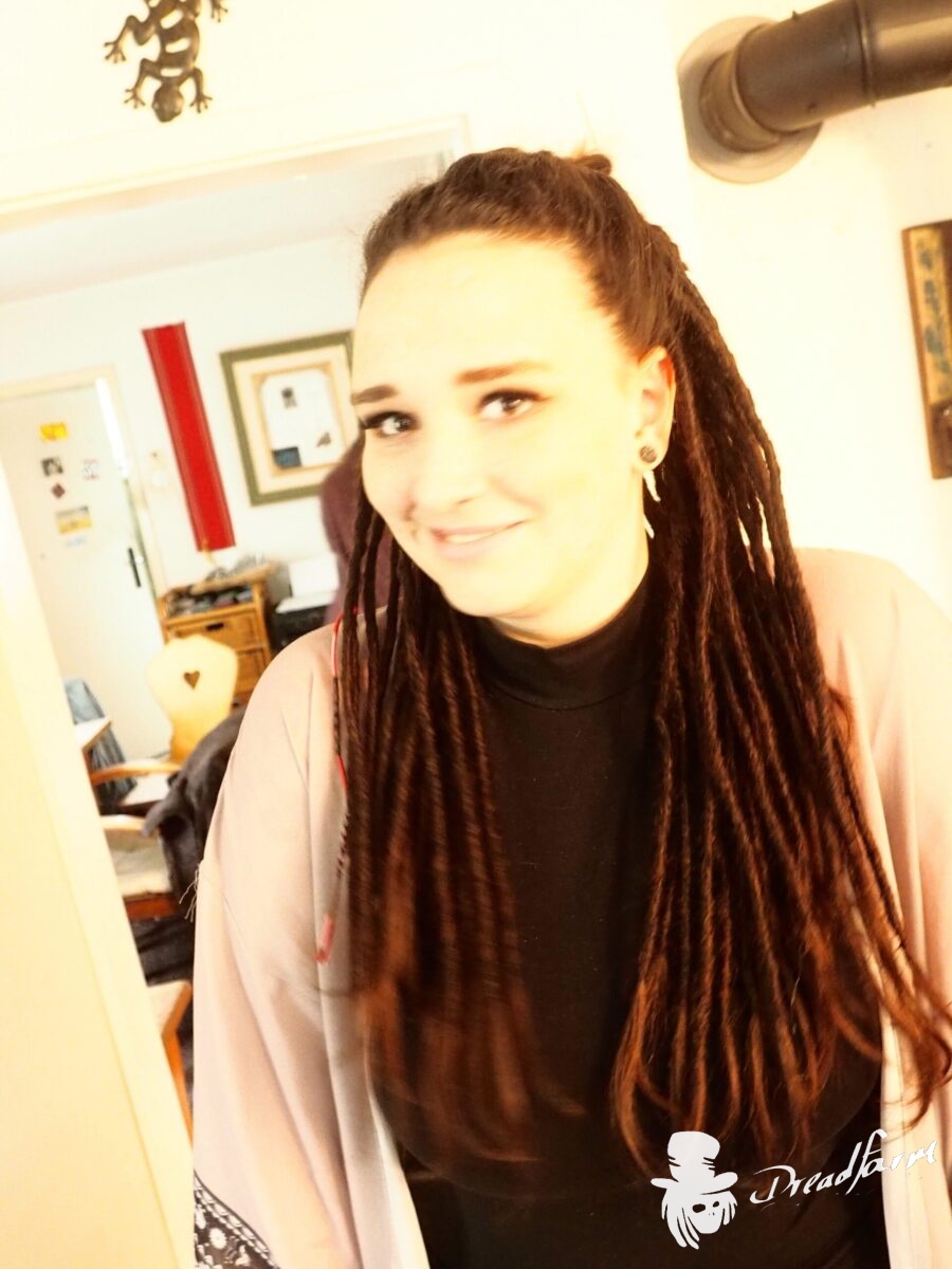 Girl with red dreads